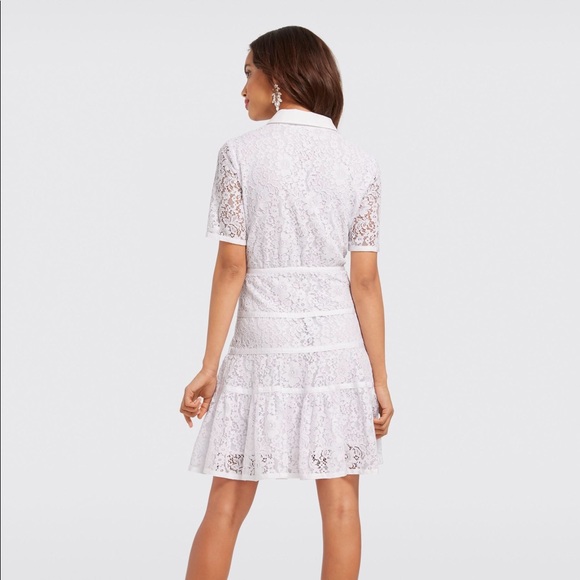 Draper James | Meadow Lace Shirt Dress - Picture 3 of 8